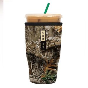 Java Sok Large 30-32 oz Reusable Insulating Sleeve - Realtree Camouflage NWT